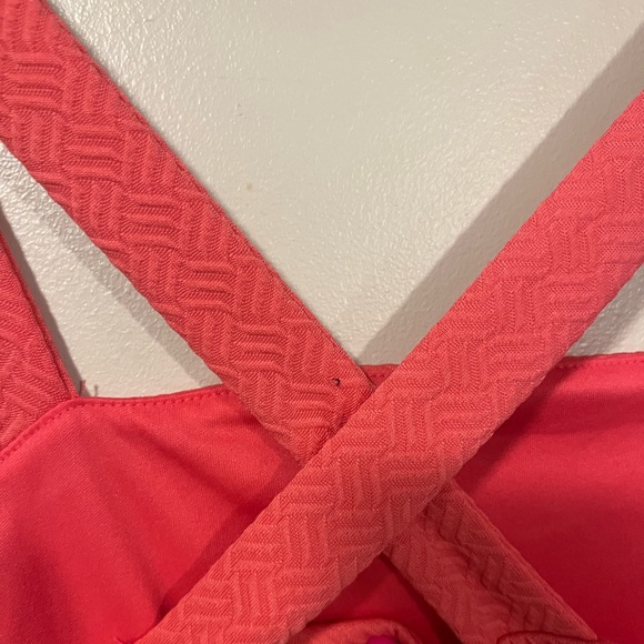 Coral Pink Dress - Picture 3 of 4